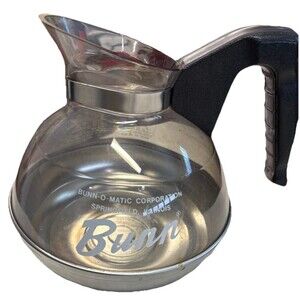Bunn plastic Coffee Carafe Replacement Pot Black Handle 12 Cup Bunn-O-Matic